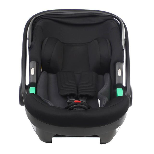 phil&teds alpha i-size infant car seat front_black-charcoal