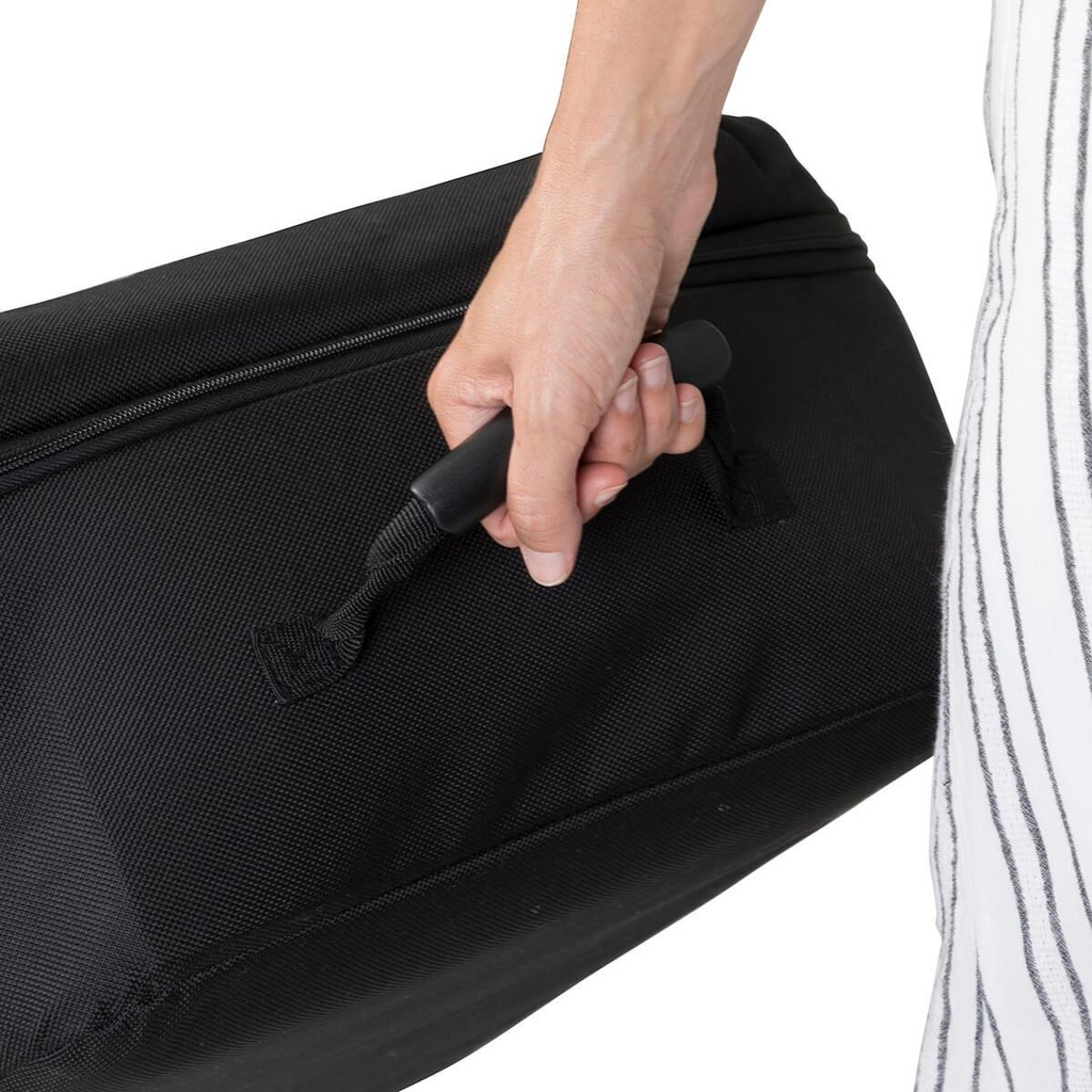 Mountain Buggy travel solution XL travel bag with man grabbing handle in colour black_black