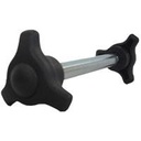 front axle and 2x tri-lock knobs